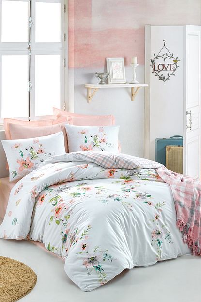 Cotton Box Cift Kisilik Pikeli Nevresim Takimi Vanessa Pembe Trendyol