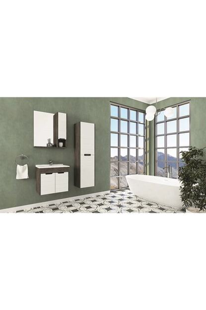 Netdeko Santana Banyo Dolabi Frig Beyaz 65 Cm Boy Dolabi Haric Trendyol