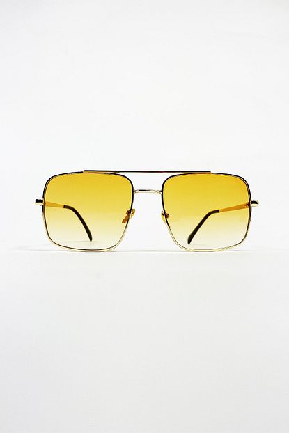 Tolgys Unisex Sari Gunes Gozlugu Uv 400 Cam Korumali Trendyol