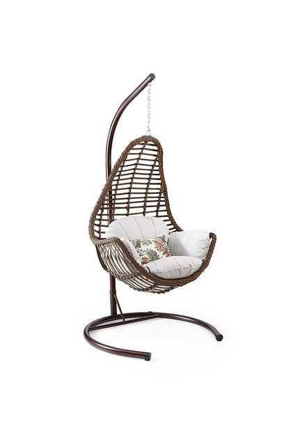 Capri Swing Rattan Salincak Milas Acik Kahve Trendyol