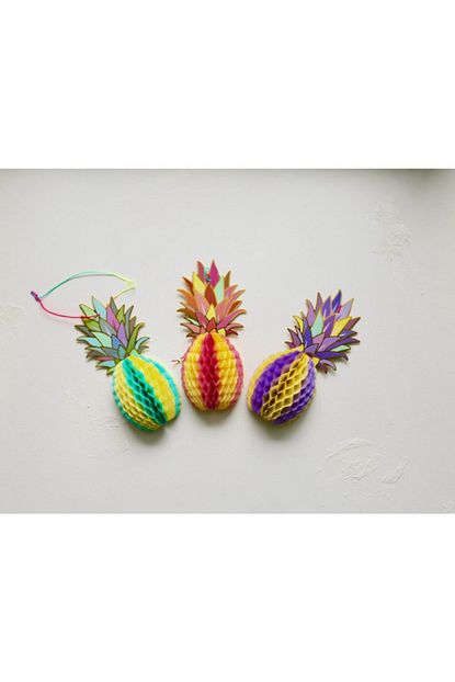 Ohlala Party Uclu Ananas Seklinde Petek Asma Sus Seti Trendyol