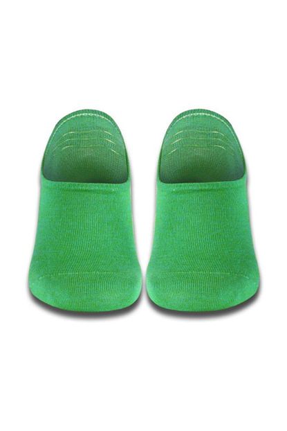 Brogetti Erkek Yesil Renk Kaymaz Silikonlu Sneakers Babet Corap Trendyol