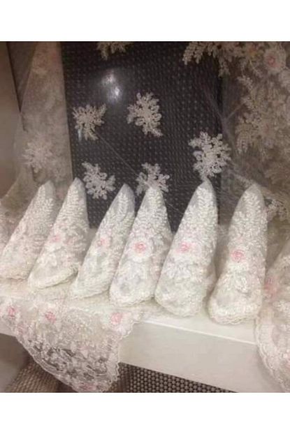 Bursa Ceyiz 16 Parca Mary Fransiz Dantelli Salon Takimi Trendyol