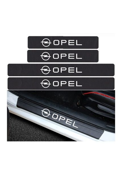 Tsc Opel Carbon Fiber Kapi Esigi Yazisi Sticker Boya Koruma Trendyol
