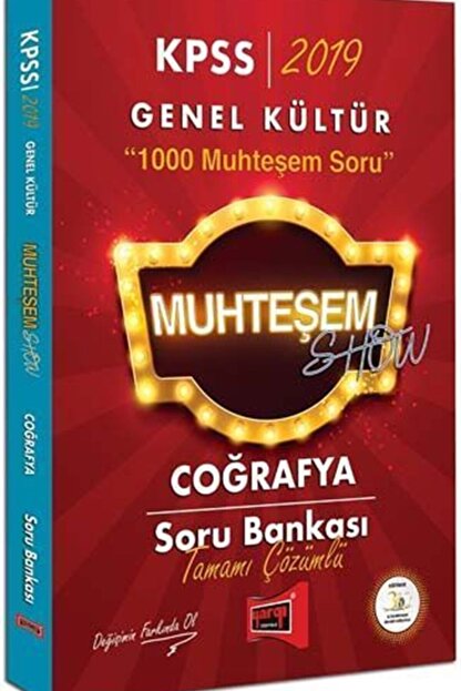 Yargi Yayinlari 2019 Kpss Muhtesem Show Cografya Tamami Cozumlu Soru Bankasi Trendyol