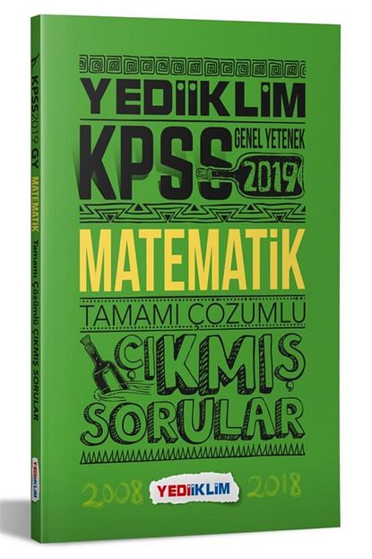 Yediiklim Yayinlari 2019 Kpss Genel Yetenek Matematik Tamami Cozumlu Cikmis Sorular Trendyol