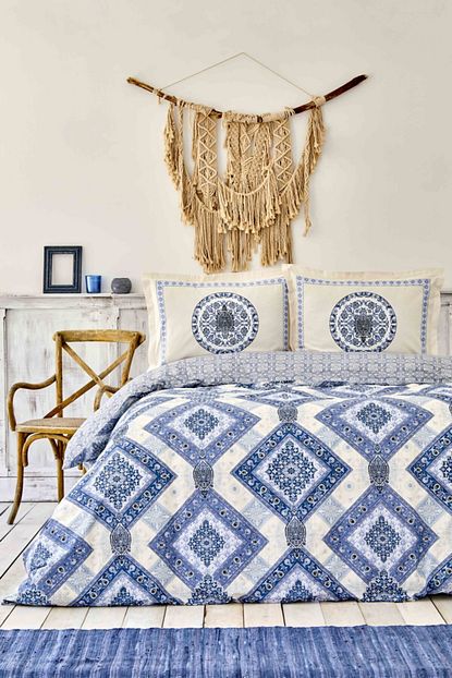 Karaca Home Levni Mavi Cift Kisilik Pike Yastik Set Trendyol