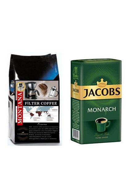 Jacobs Monarch Filtre Kahve 500 Gr Montana Filtre Kahve 500 Gr Trendyol
