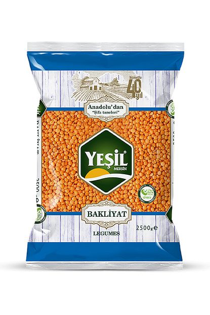 Yesil Mersin Bakliyat Kirmizi Mercimek Futbol 2 5 Kg Trendyol