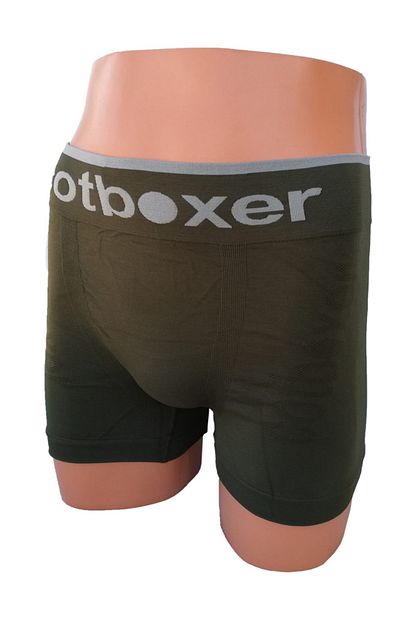 Cotbox Erkek Dikissiz Haki Boxer Trendyol