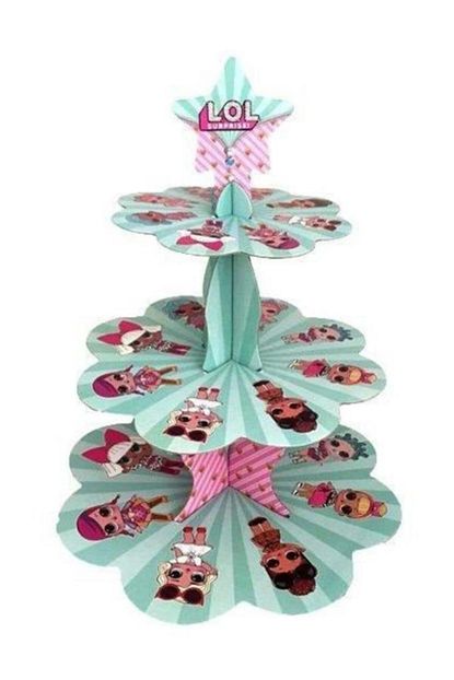 Parti Furyasi Lol Bebek Cupcake Kek Standi Lol Surprise 3 Katli Karton Stand Lol Bebek Kek Standi 3 Katli Trendyol