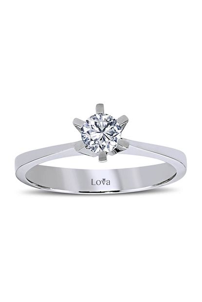 Lova D Renk 0 30 Karat Pirlanta Tektas Yuzuk 1060044 Trendyol