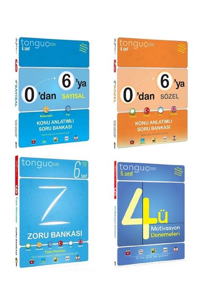 Tonguc Akademi Tonguc 6 Sinif Konu Anlatimli Zoru Bankasi Deneme Sinavi Set Trendyol