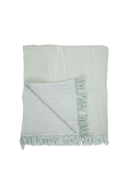 Barine Home Yesil Cocoon Yatak Ortusu Sage Trendyol