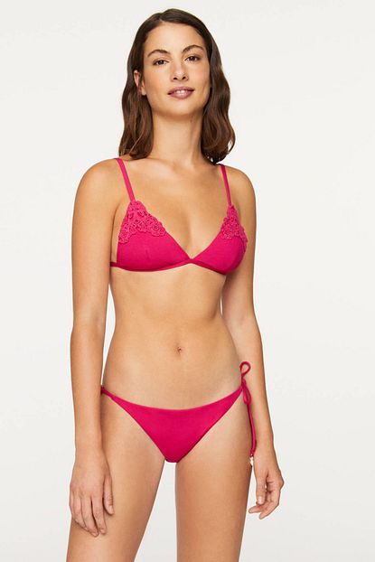 oysho kadin fusya bantli brezilya modeli bikini alti fiyati yorumlari trendyol