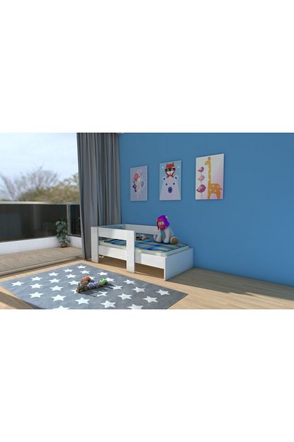 Etmermo Montessori Karyola Beyaz Eymo 4 Mini 70x140 Yatak Uyumlu Trendyol