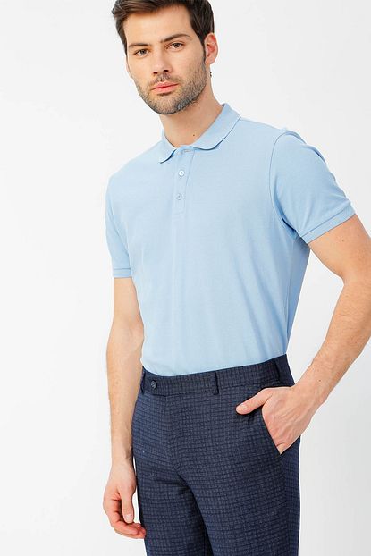 Fabrika Comfort Erkek Mavi T Shirt Boyner Trendyol