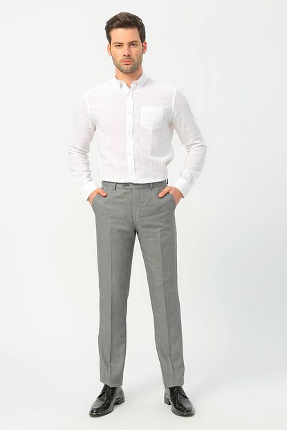 Fabrika Comfort Erkek Antrasit Klasik Pantolon 504396462 Boyner Trendyol