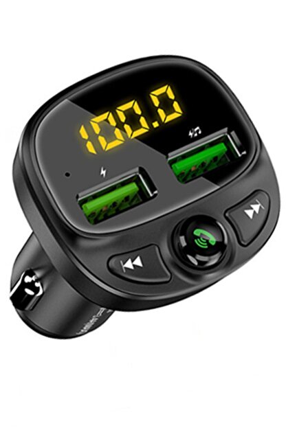 Floveme 3 4a Cift Usb Arac Hizli Sarj Ve Bluetooth Fm Mp3 Calar Trendyol
