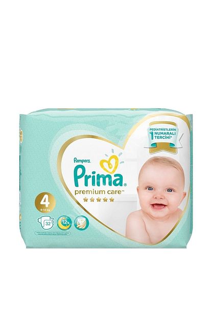 Prima Premium Care Bebek Bezi 4 Beden 32 Adet Trendyol