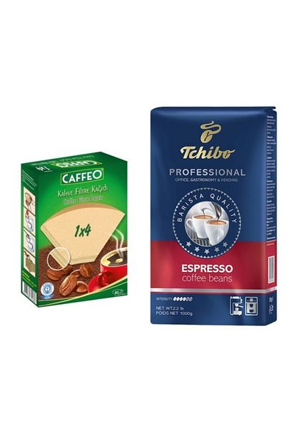 Tchibo Profesional Espresso 1 Kg Ve Filtre Kahve Kagidi 80 Adet Trendyol