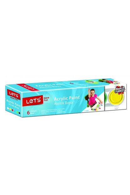 Lets Akrilik Boya Ana Renkler 25mg 6 Renk Trendyol