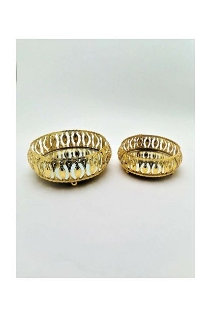 2adam1dekor Luks Aynali 2 Li Sunum Tabagi Gold Snk 001 Trendyol