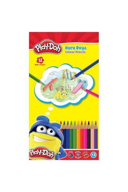 Play Doh Kuru Boya Kalemi Teneke Kutu 12 Renk Play Ku013 Trendyol