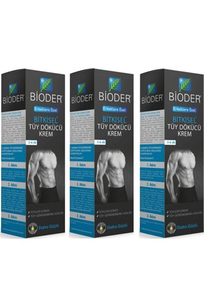 Bioder Erkekler Icin Tuy Dokucu Krem 100 Ml 3 Adet 8680512610830 1 Trendyol