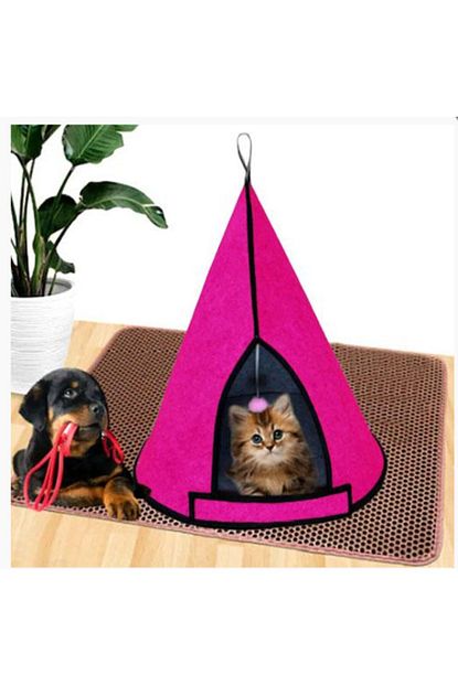 Elegance Vivyan Tower Cat Kedi Kopek Evi Yuvasi Pembe Trendyol