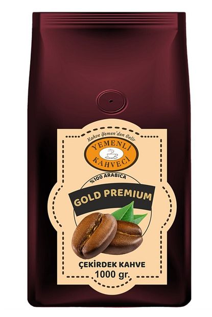 Yemenli Kahveci Gold Premium 100 Arabica Cekirdek Kahve 1000gr Filtre Kahve Ve Espresso Icimine Uygun Trendyol