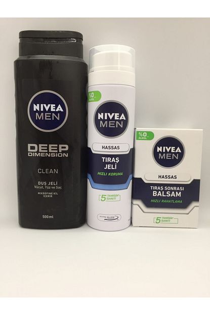 Nivea Men Hassas Ciltler Icin Erkek Bakim Seti Trendyol