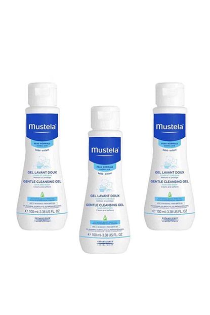 Mustela Gentle Cleansing Gel 3x100ml Yenidogan Sac Ve Vucut Sampuani Trendyol