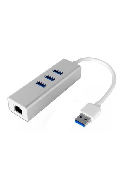 Mobitell 3 Port 3x Usb Hub Gigabit Ethernet Cogaltici Adaptor Trendyol