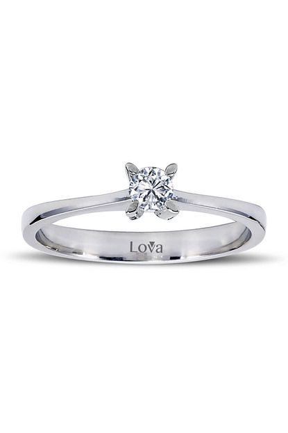 Lova H Renk 0 16 Karat Pirlanta Tektas Yuzuk 1050064 Trendyol