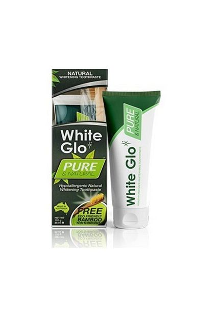 Fresh White White Glo Bitkisel Dogal Beyazlatici Dis Macunu Trendyol