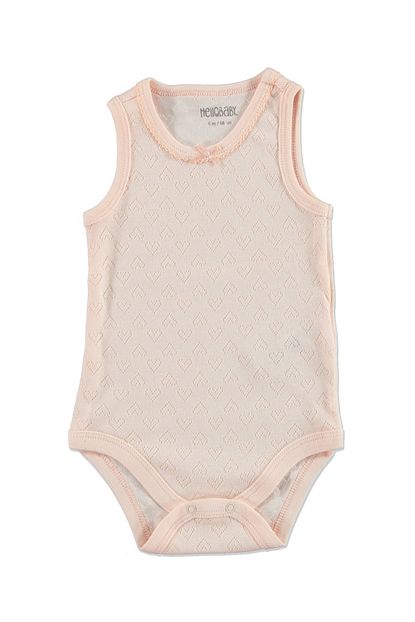 Hellobaby Yaz Kiz Bebek Jakarli Ribana Atlet Zarf Yaka Tek Body Trendyol
