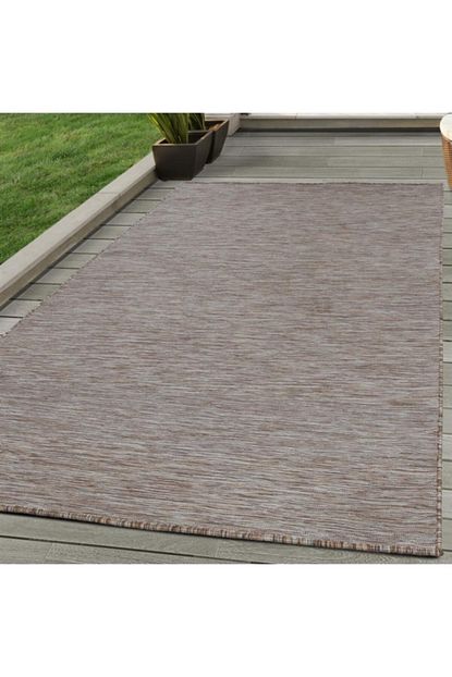 Umayconcept Sisal Hali Duz Renkli Hasir Gorunumlu Bej Ve Krem Taramali Trendyol