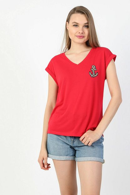 Colin S Kadin Tshirt K Kol Cl1049509 Trendyol