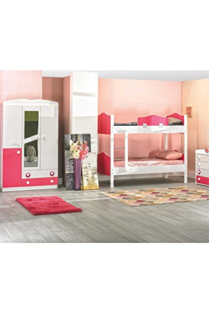 Laces House Dolap Cocuk Odasi 4 Kapakli 2 Cekmeceli Genis Z Hayal17 Trendyol