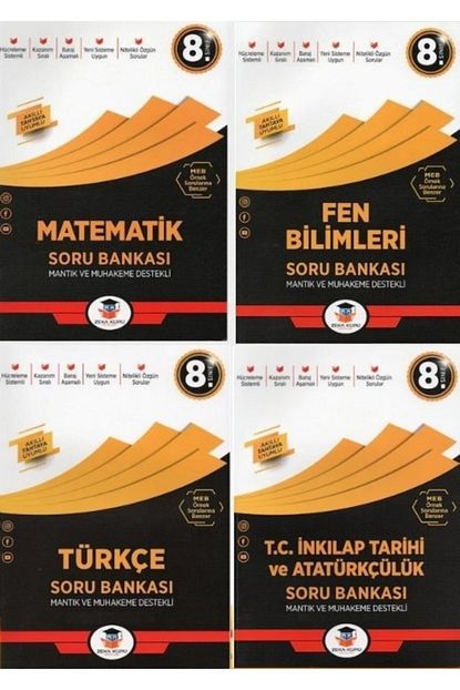Zeka Kupu Yayinlari 8 Sinif Lgs 4 Lu Soru Bankasi Seti 2021 Lgs Kitaplari Trendyol
