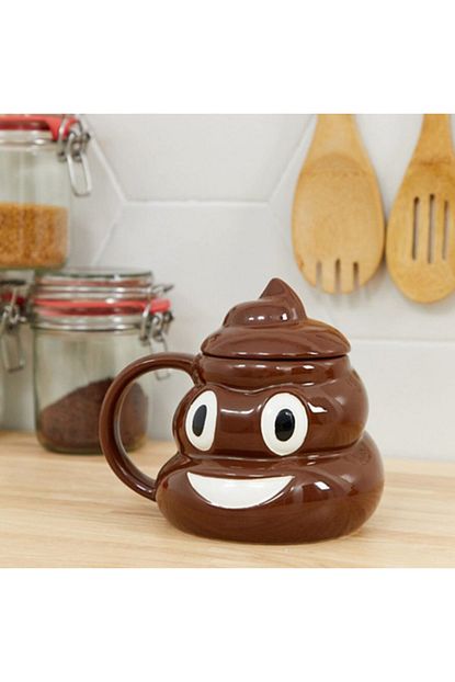 Populus Kaka Emoji Kupa Bardak Poo Mug Kaka Tasarim Kupa Kapakli Trendyol