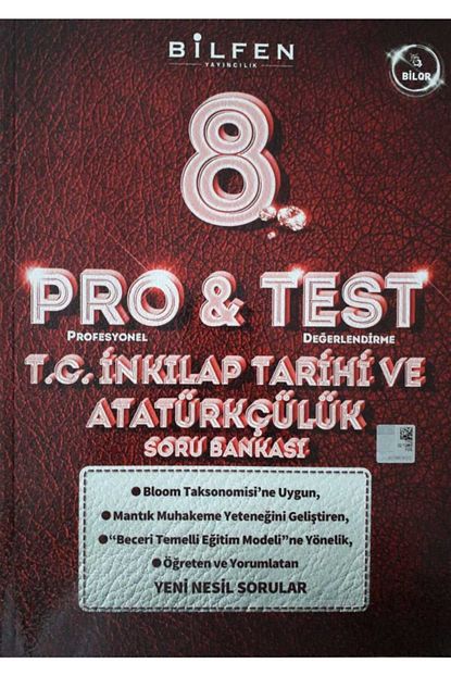 Bilfen Yayinlari 8 Sinif Lgs Pro Test Inkilap Tarihi Yeni Nesil Soru Bankasi 2021 Lgs Kitaplari Trendyol