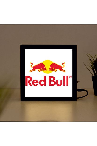 Real 3d Redbull El Yapimi Ahsap Isik Kutusu Lambader Trendyol