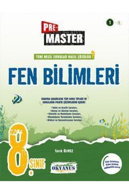 Okyanus Yayinlari 8 Sinif Lgs Pre Master Fen Bilimleri Soru Bankasi 2021 Lgs Kitaplari Trendyol