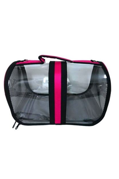 Pet Style Fly Bag Tasima Cantasi Seffaf Pembe Trendyol