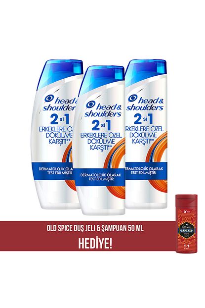 Head Shoulders Erkeklere Ozel Sac Dokulmesine Karsi Sampuan 400 Ml X3 Dus Jeli 50 Ml Trendyol