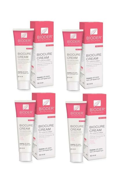 Bioder Biocure Tuy Azaltici Krem 30 Ml Yuz Icin 4 Lu Trendyol
