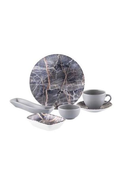 Bernardo Barletta 26 Parca 6 Kisilik Stoneware Kahvalti Takimi Trendyol
