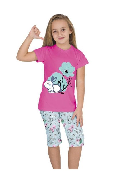 Nbb Tavsanli Kiz Cocuk Pijama Takimi 5108 Trendyol